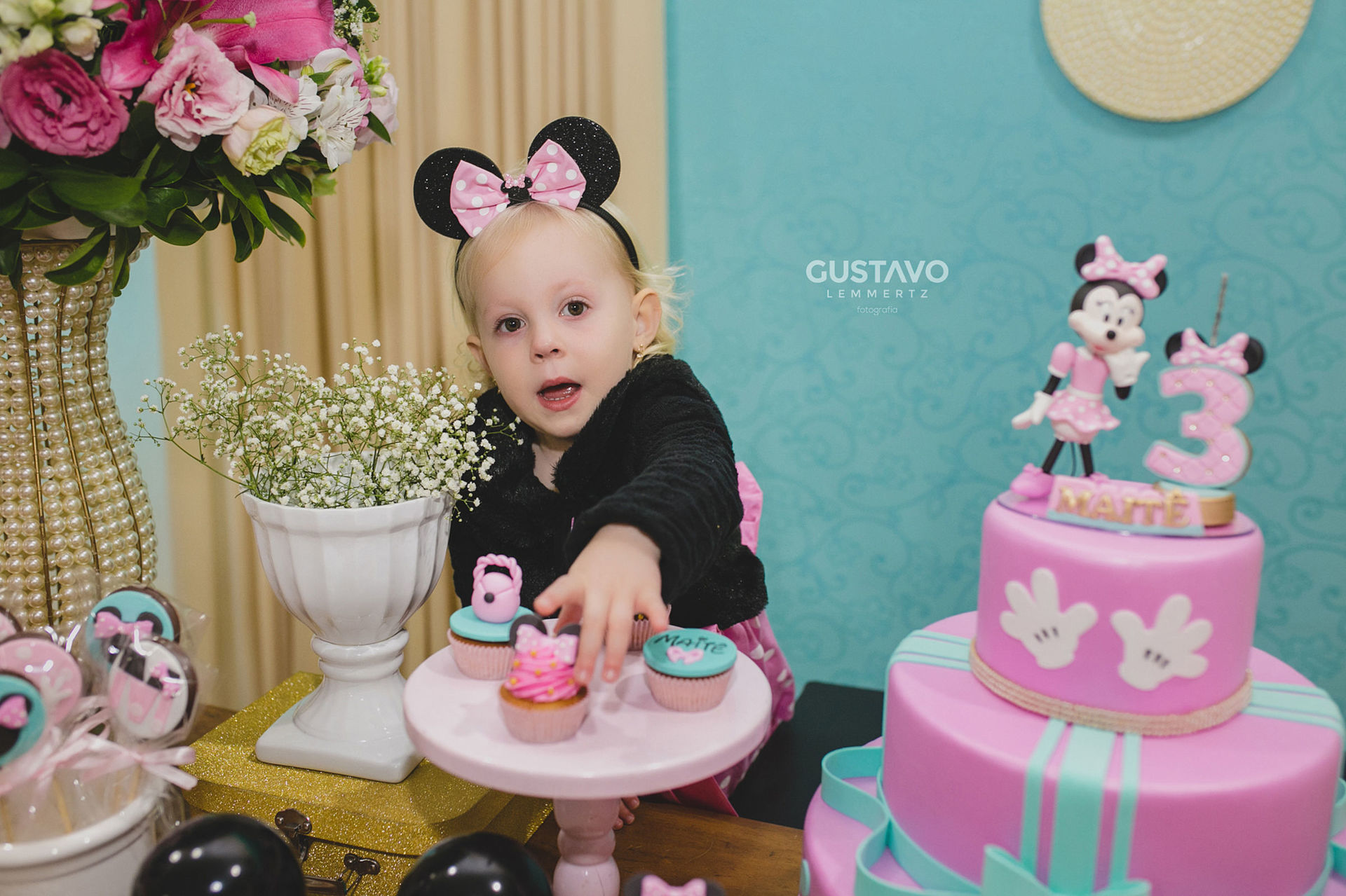 Foto Aniversário Infantil - 3 Anos Maitê - Imagem 5